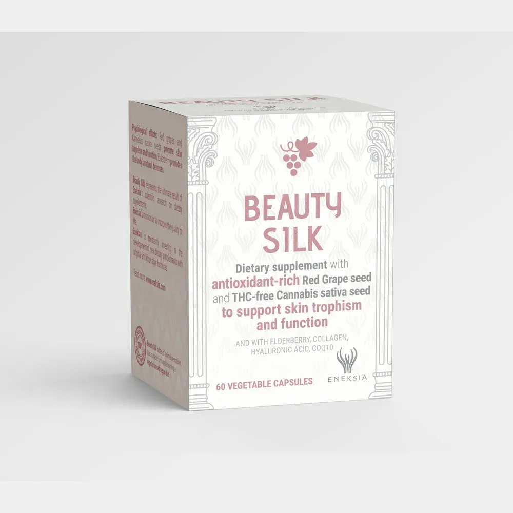 Confezione di Beauty Silk, integratore Eneksia