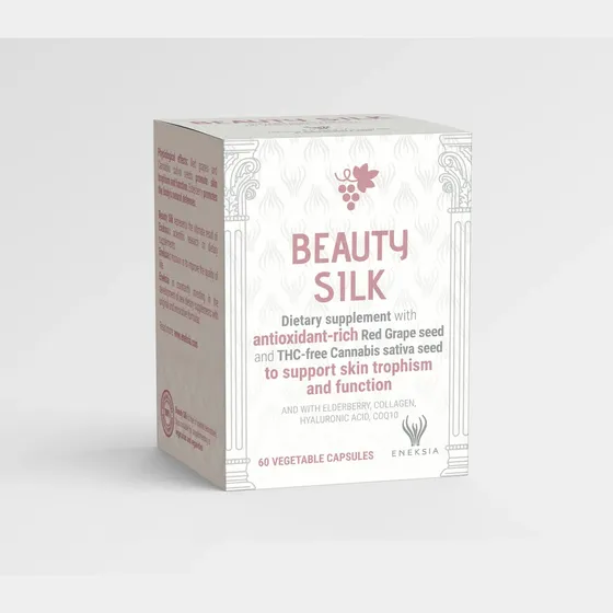 Confezione di Beauty Silk, integratore Eneksia