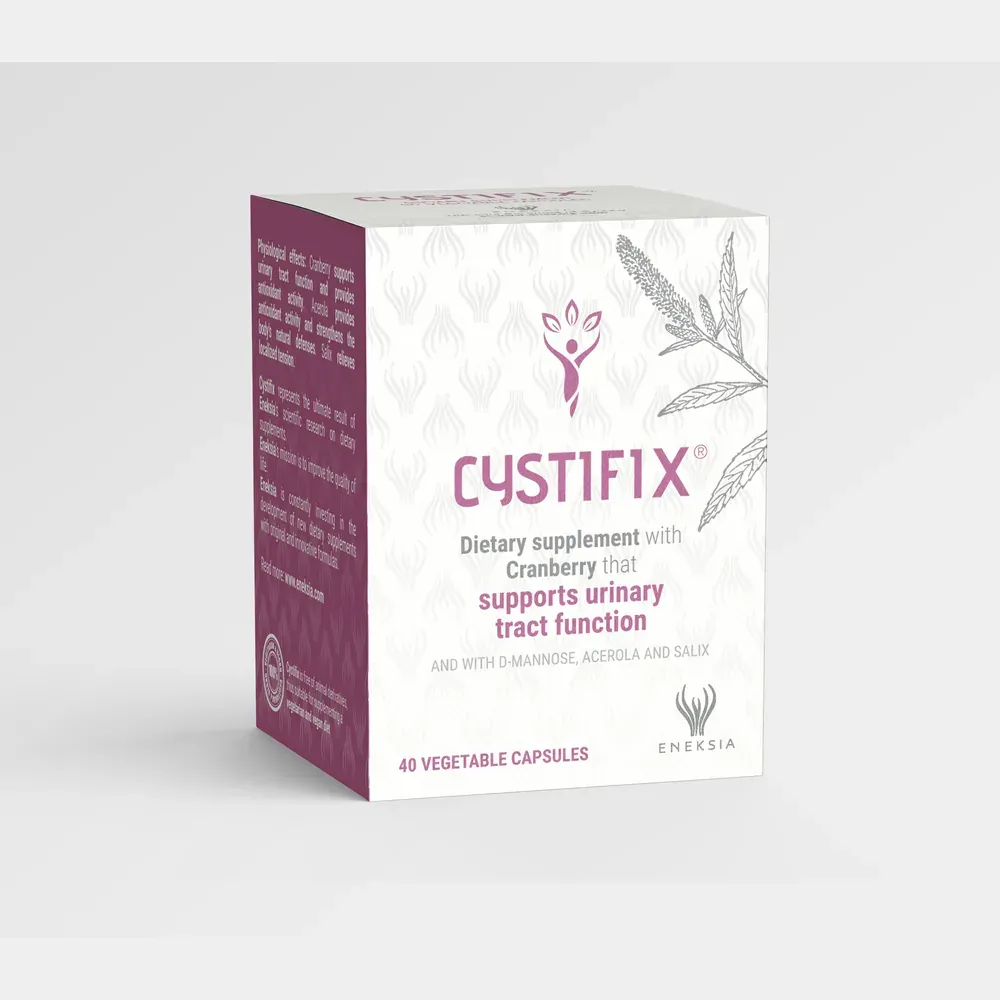 Confezione di Cystifix, integratore Eneksia
