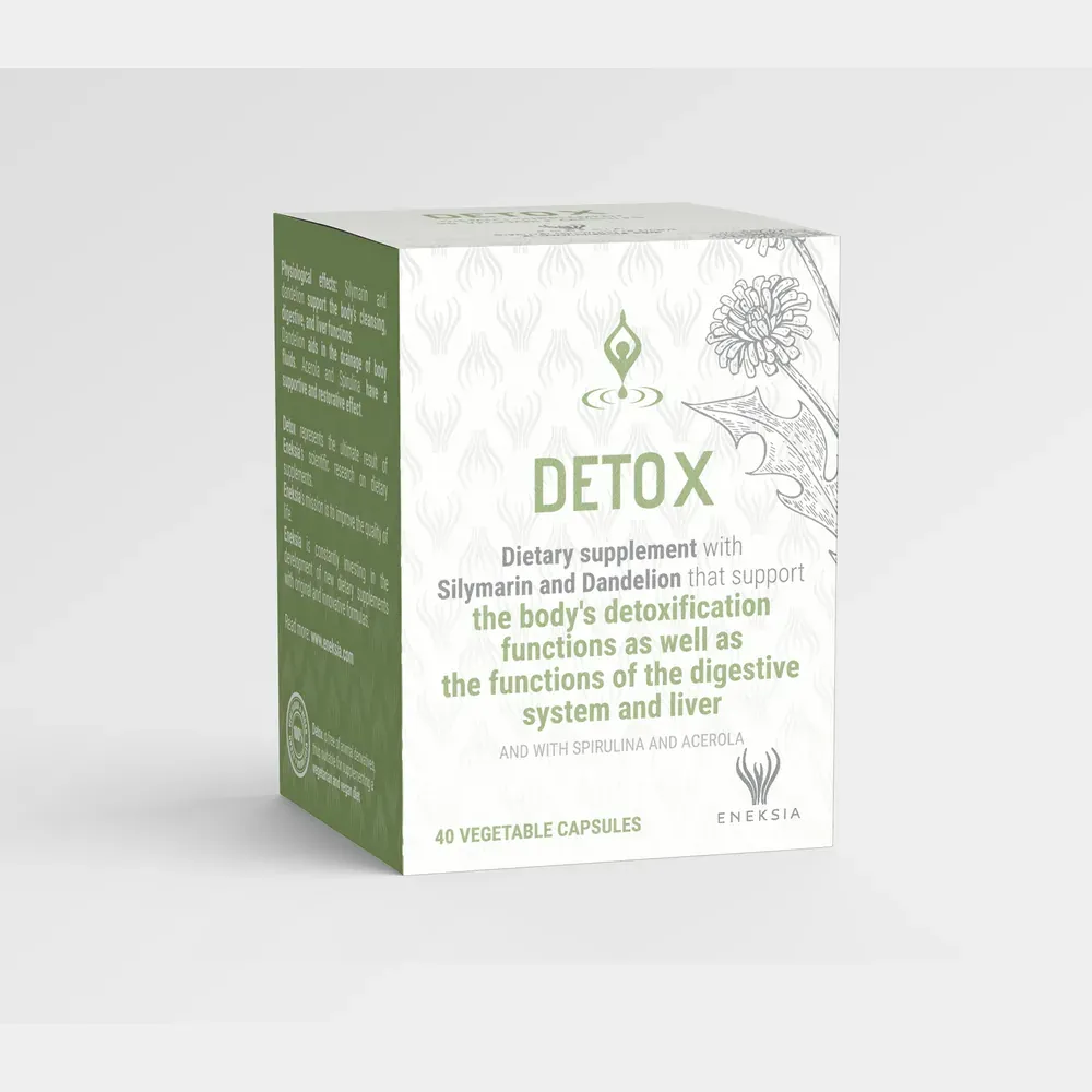 Confezione di Detox, integratore Eneksia