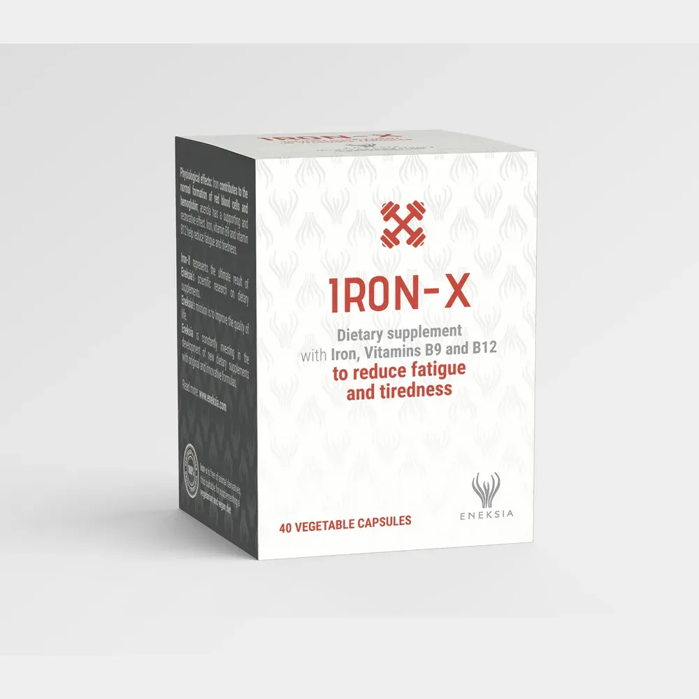 Confezione di Iron-X, integratore Eneksia