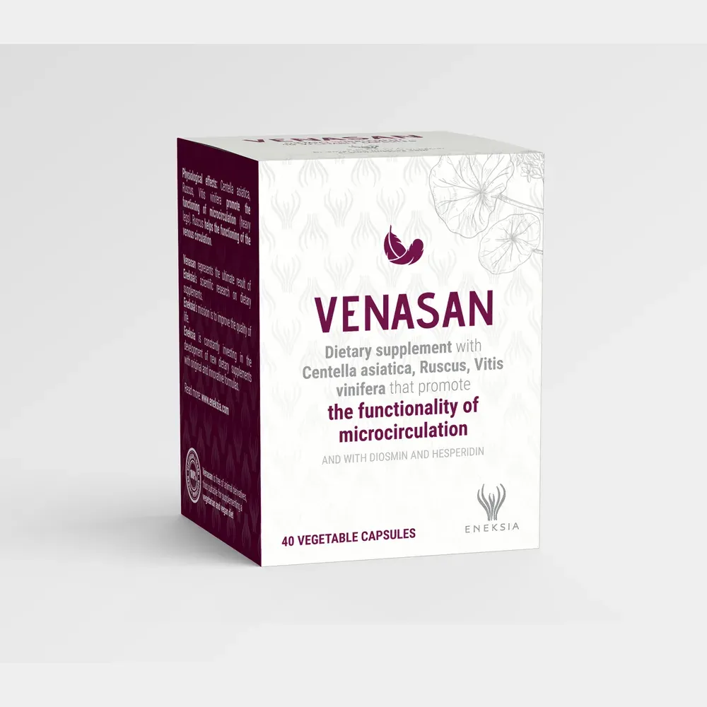 Confezione di Venasan, integratore Eneksia