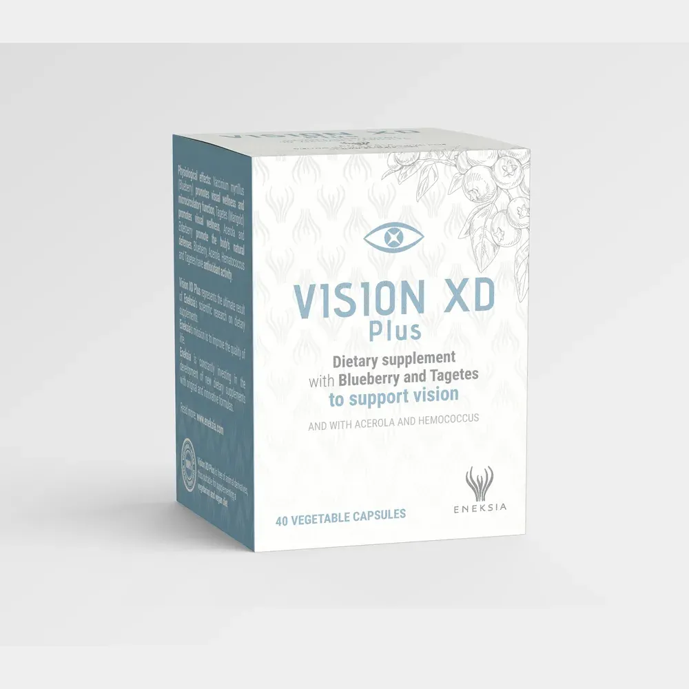 Confezione di Vision XD Plus, integratore Eneksia