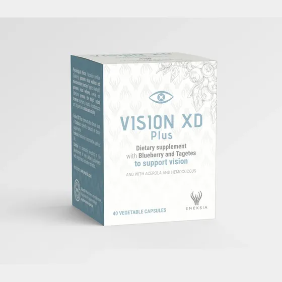 Confezione di Vision XD Plus, integratore Eneksia